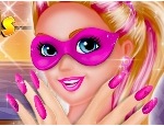 Play Free Super Barbie Nails Design