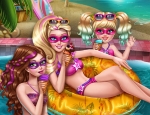 Play Free Super Barbie Pool Party