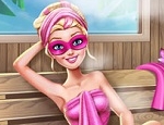 Play Free Super Barbie Sauna Realife