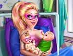 Play Free Super Doll Twins Birth