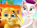 Play Free Talking Angela Painting Ginger