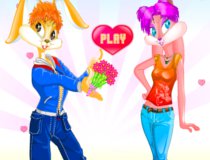 Play Free Valentine Bunnies Dressup