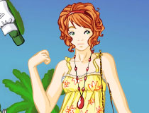 Play Free Vintage Beach Dress-up