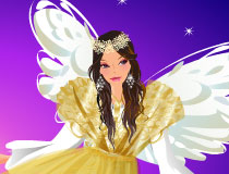 Play Free Winter Angel Dress-up