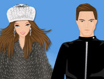 Play Free Winter Love Story Dress-up