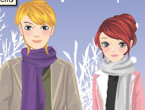 Play Free Winter Romance Dress-up