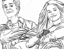 Play Free Wizards of Waverly Place Coloring Game